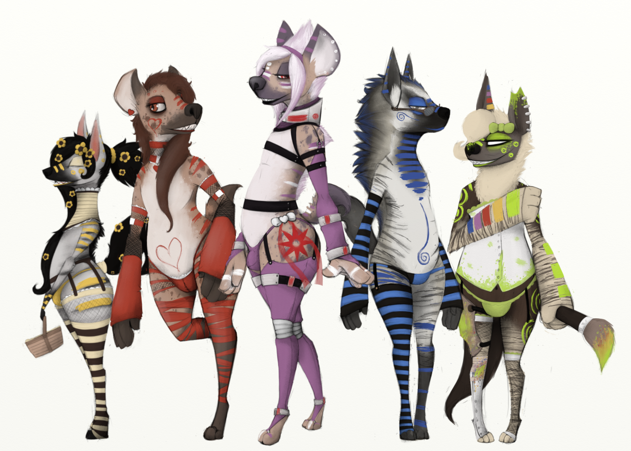 that-lewd-hyena:  Lewd Hyena Harem [Original OC’s do nut stal] Seriously though.