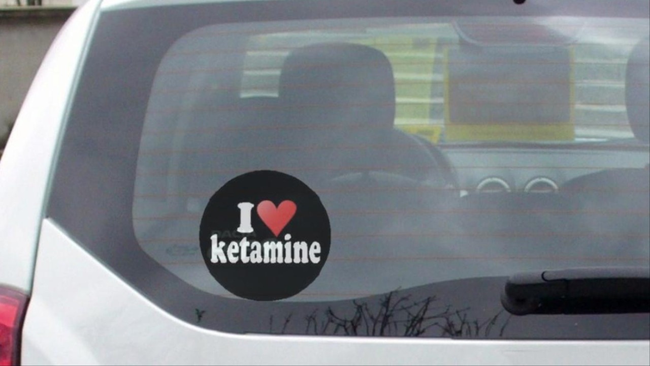 angelnumber27:From an article titled “Man With I ❤️ ketamine sticker caught with ketamine” 
