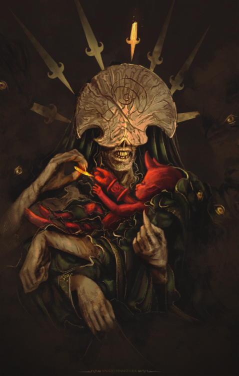 “ My sweet little horned ”PRINT AND OTHER GOODIES AVAILABLE HERE : www.redbubble