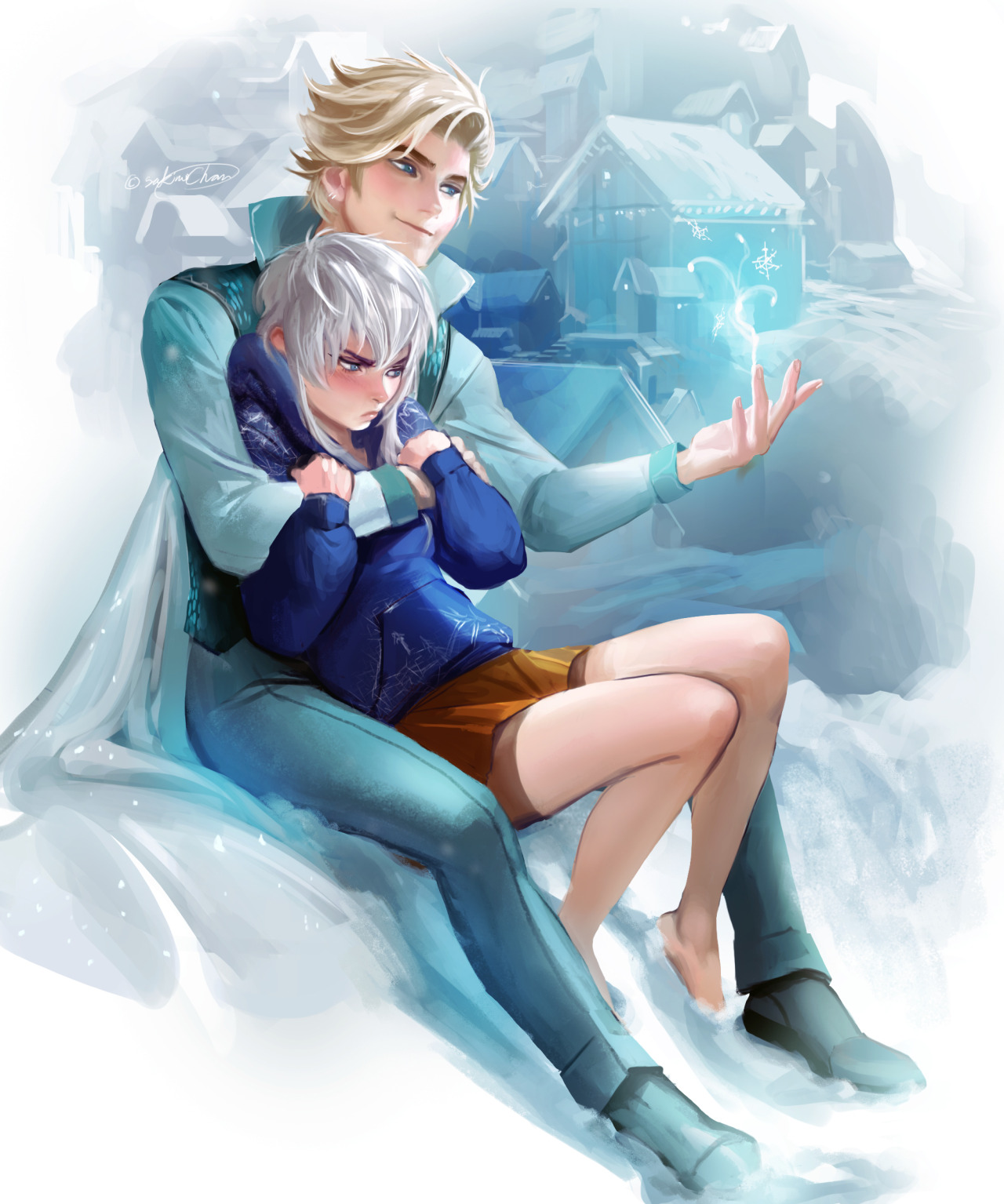 sakimichan:  So This is my Gender bend version of Else and Jack (OTP lol), Jackie