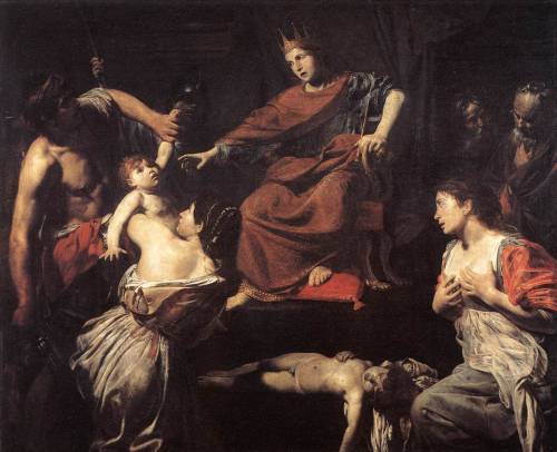 The Judgment of Solomon, Valentin de Boulogne, ca. 1625