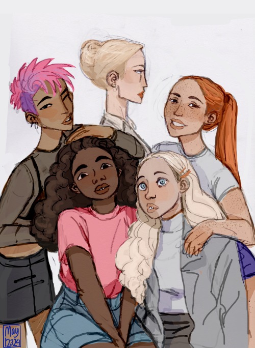 may12324:More hp girls!   Tonks, Hermione, Fleur, Luna and Ginny.