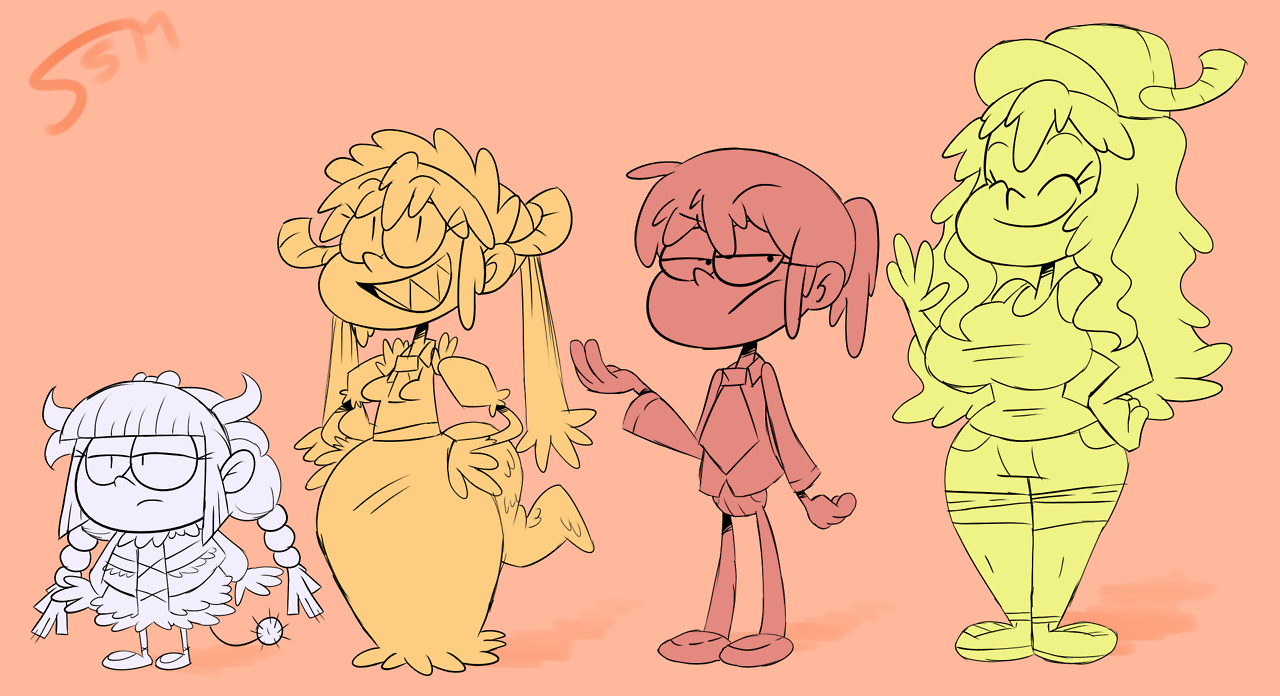 grimphantom2: supremesolarmann: The Loud Maids More Loud style!  omg yes! &lt;3
