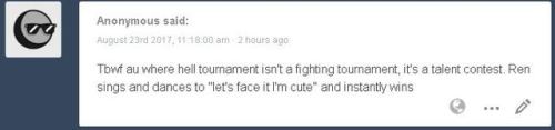 starfleetrambo:Nero becomes so popular, his performances completely overshadow the tournament. 
