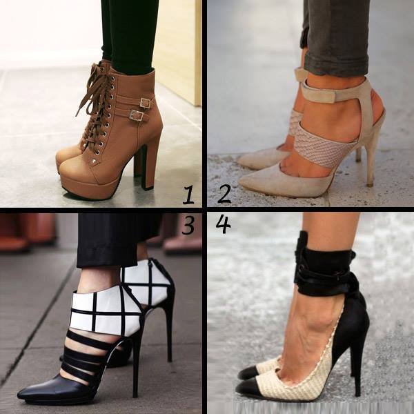 heelswhore:  ideservenewshoesblog:  New Fashion Contrast Color Pointed-toe Heels
