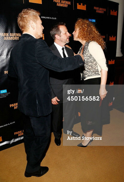 canyousonicme:  Alex Kingston, Kenneth Branagh, and Rob Ashford - Macbeth Opening Night After Party 