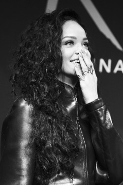 rihannalb:  Rihanna at Hard Rock Press Conference in Paris: Inside. 