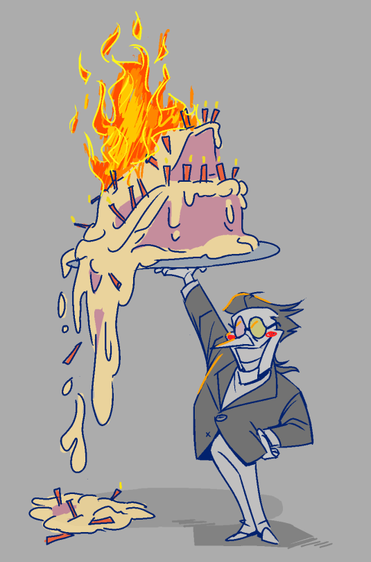 Birthday Gifts For Spamton! A Delicis Cake And A Specil Phone Call!