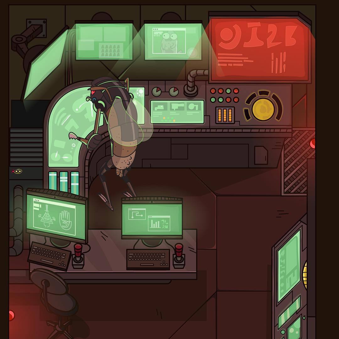 somekindofgravityfallsblog:  As part of the Rick and Morty Rickstaverse, with last