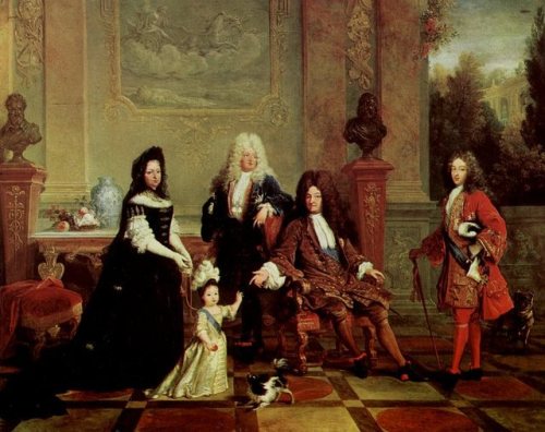 Louis XIV of France and his heirs, 1710-15