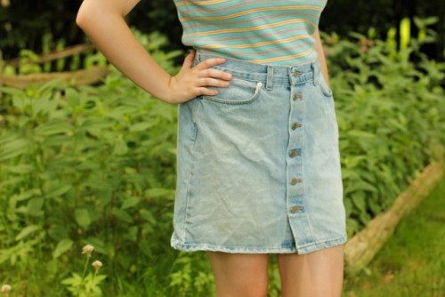 shirt and skirt for sale on carwash!