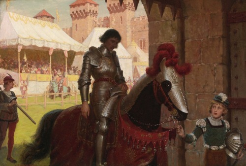 artandopinion: Vanquished 1884 Edmund Blair Leighton