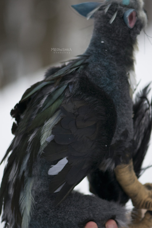 The first of two Trico. He has moveable legs until each finger. Handmade art doll.