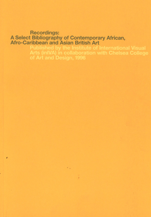 FREE BOOK!Recordings: A Select Bibliography of Contemporary African, Afro-Caribbean and Asian Britis