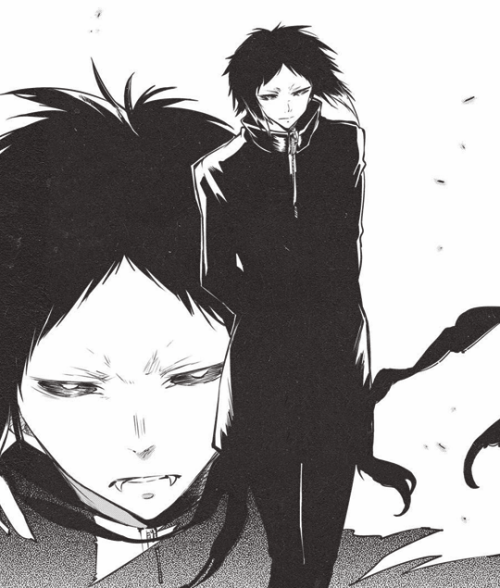linkspooky:THE WORST STALKER After having a lover’s quarrel, Atsushi and Akutagawa are destine