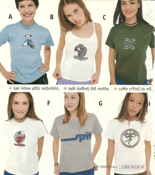 i-am-the-inksinger:  el-aatmik:  riotdog:  bitchwhoyoukiddin:  heteroh:  babylon-zoo:dELiA*s catalog, 1999  these looks should have never gone anywhere  I’d wear any of this today.  jesus christ the 90’s were something else  never forget  How in the