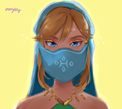 What about Gerudo Vai outfit but like with gold eyeliner ;))