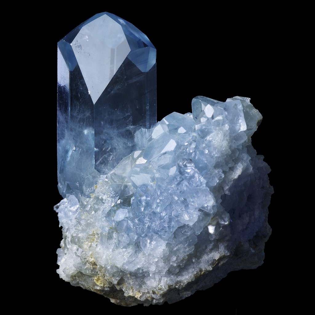 bijoux-et-mineraux:Celestine -  Sakoany, Mahajanga Province, Madagascar  