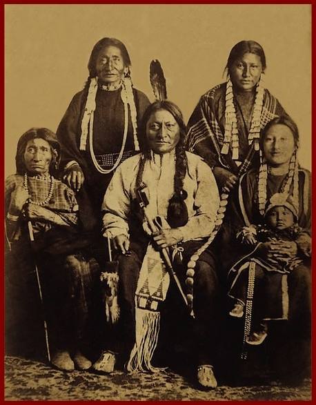 Sitting Bull and his family