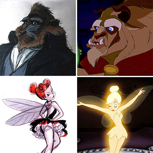 DISNEY CONCEPT ART + FINALIZED VERSION ➤ (PART 1)