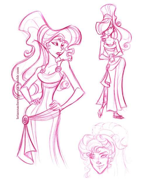 briannacherrygarcia:I took my sketchbook to Long Lost Friends Week at Disneyland and got inspired to