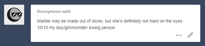 She’s not used to compliments&hellip; She’s usually shattered on sight.When