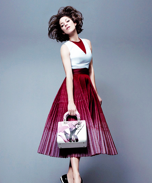 Porn Pics whichwitchs:  Marion Cotillard for Lady Dior