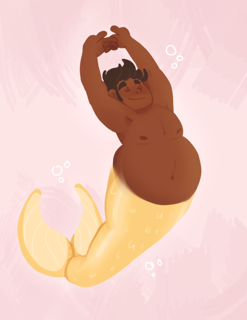 chai-bean: had to draw a hunk to cleanse myself from the klance mermen i did