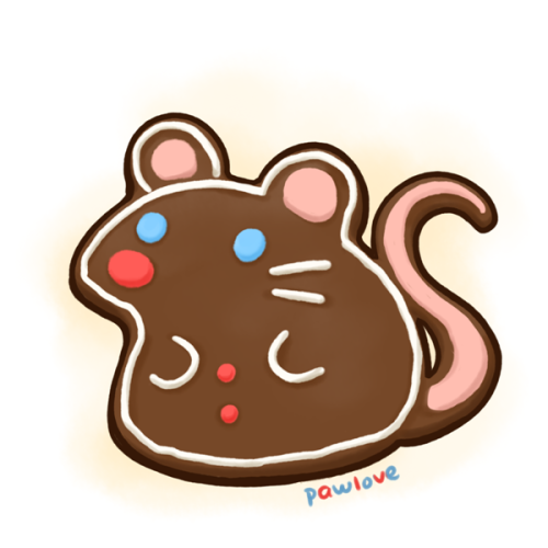 Gingerbread mouse