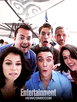 evilbrochu:Orphan Black cast at San Diego Comic Con 2013 and 2014