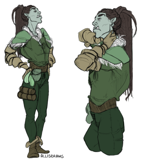 allisdraws: I think after Burp’s murder hobo days, she becomes a cartographer and casually wan