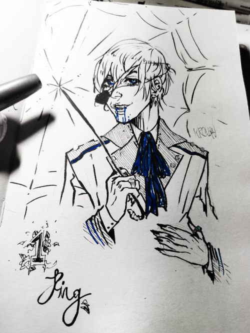 XXX Inktober Day 1: Ring「Ciel Phantomhive」 photo