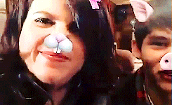faithandfearcollide: Actual children Lana Parrilla and Jared Gilmore.