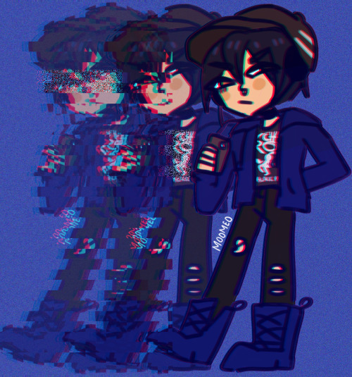 we stan an edgy emo pregame shuichi in this household