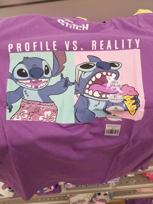 Meme worthy Stitch Top at Meijers (child’s section) 