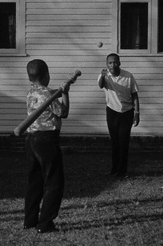 pitchersandpoets:
“ Father and son. Time Magazine photo (h/t Jon Weisman).
”
Whoa.