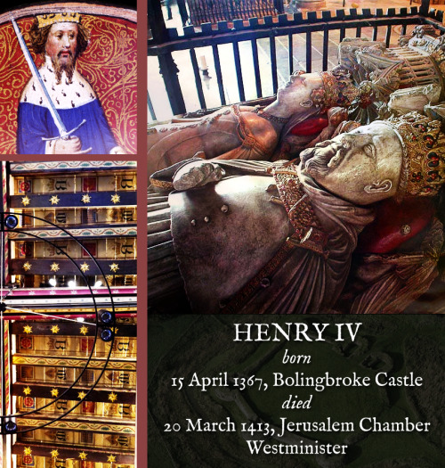 nuingiliath:Today (20 March) is the 607th anniversary of Henry IV’s death. His death was no surprise