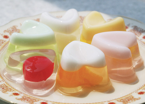 ilikeasianfood: Jello Hearts by Kristy Chen on Flickr.