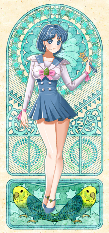 silvermoon424:  Prototype Senshi by チュン 