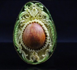 food-porn-diary:  Carved Avocado [1440x1313]