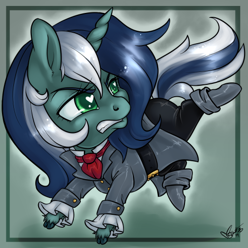 Skyfall chibi for Skypone from my September Patreon raffle! :D