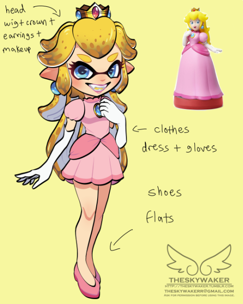 theskywaker:  part 3 of amiibo inkling costumes! couldnt leave off without making these lovely ladie