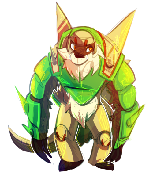 cabooseebooks:day 6 fav fighting type - CHESNAUGHT YEAH