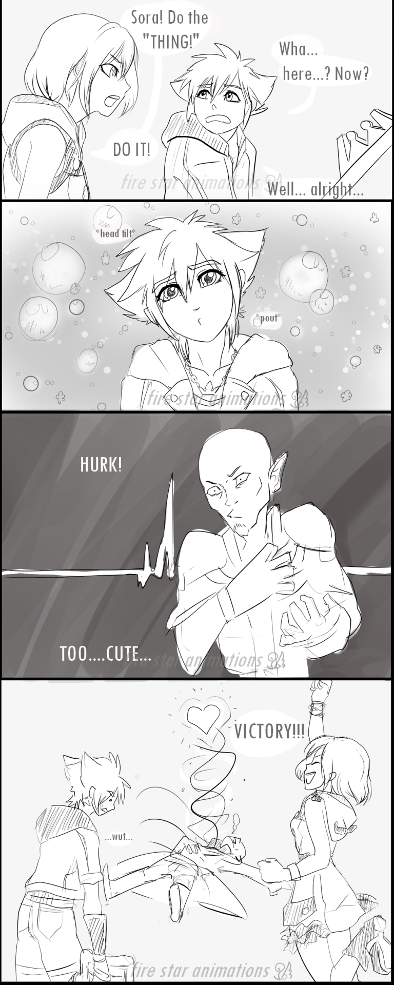 kingdomsaurushearts:  He could win the final battle with his cuteness. @xanams Your