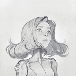 joy-ang:  Originally drawn with a mechanical pencil, then scanned and painted in PS 