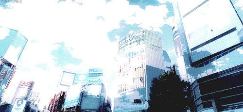 tsuyuake: K: Missing Kings city scenery