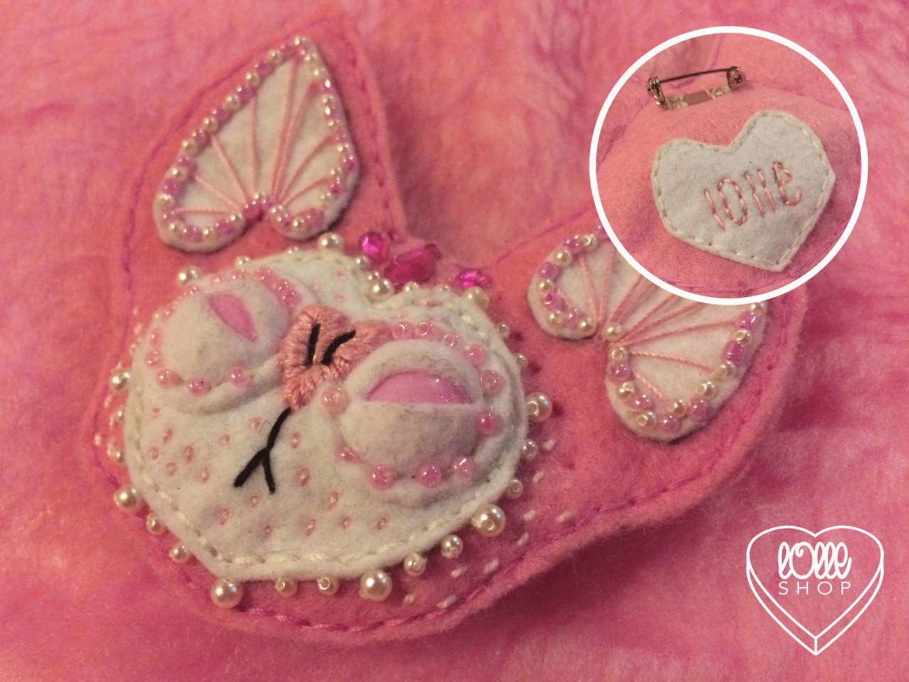 loll3: yay! super exclusive and limited edition Cotton ♡ Candy brooch is now available