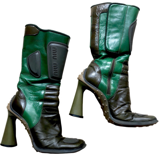 image therapy — Miu Miu: Green Bubble-Sole Boots (1999)