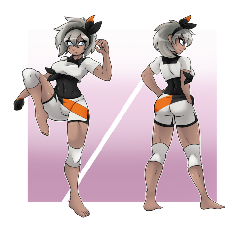 ambris:Commission for Racto, of Bea from Pokemon Sword.I definitely appreciate the chance to draw he