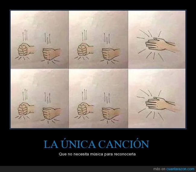 tusdesmotivaciones:  LA ÚNICA CANCIÓN - Que no necesita música para reconocerla